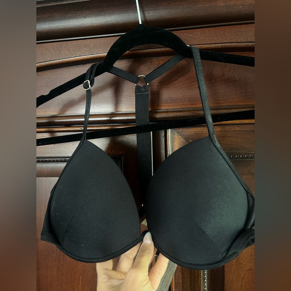 Victoria's Secret Black Halter Bra